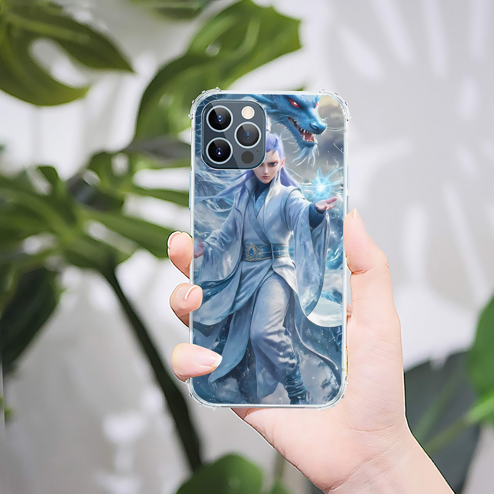 （画像用） Ne Zha 2 ナタ 魔童の大暴れ 【iPhone 12シリーズ対応】透明スマホケース（クリアソフトケース）